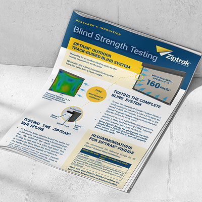 Blind-Strength-Testing Ziptrak Blind Strength Testing