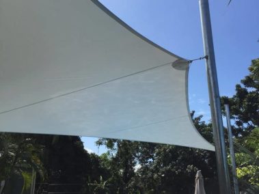 Mehler Valmex FR580 PVC for stylish poolside shade
