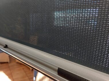 TF Attractive mesh in a Ziptrak screen