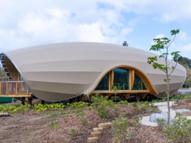 Green School using Mehler Lodge DeLuxe FR PVC in NZ