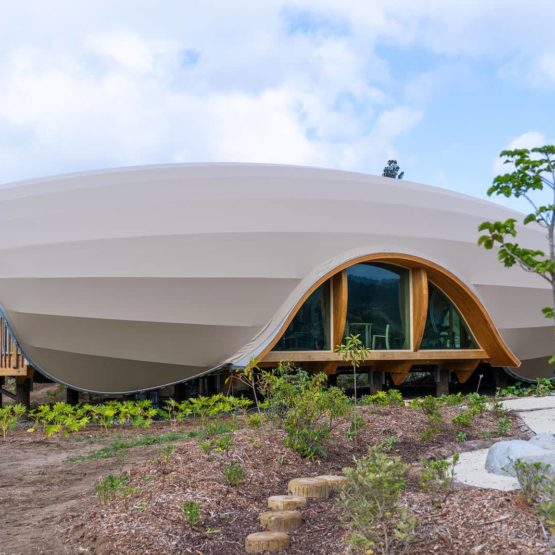 Green School using Mehler Lodge DeLuxe FR PVC in NZ