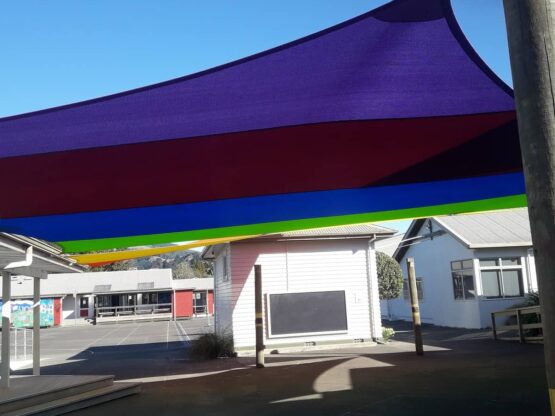 Z16 Shade Cloth in use in a school by Nelson Shade Solutions NZ