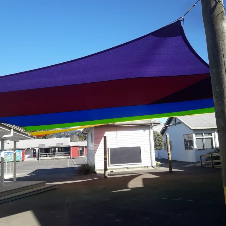Z16 Shade Cloth in use in a school by Nelson Shade Solutions NZ