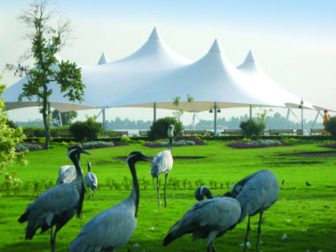 Mehler Fabric used on Rawal Lake Promenade Mega Tent
