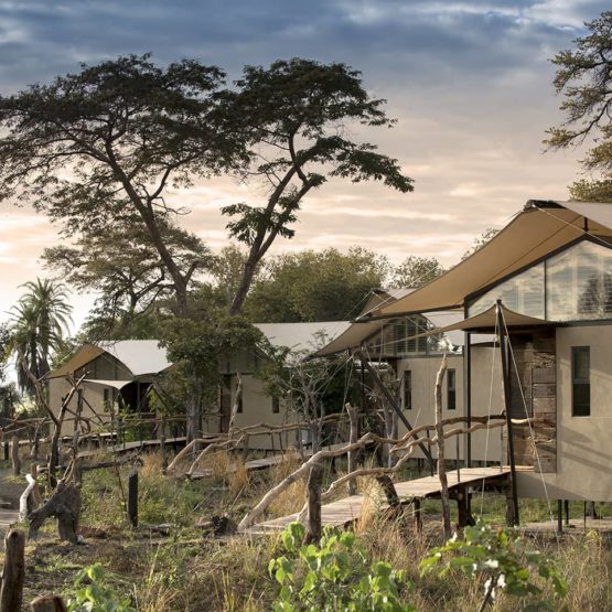 VALMEX® Lodge Deluxe FR PVC used for glamping huts - courtesy of Thorntree