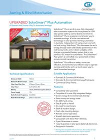 SolarSmart Technical Specs & Fact Sheet